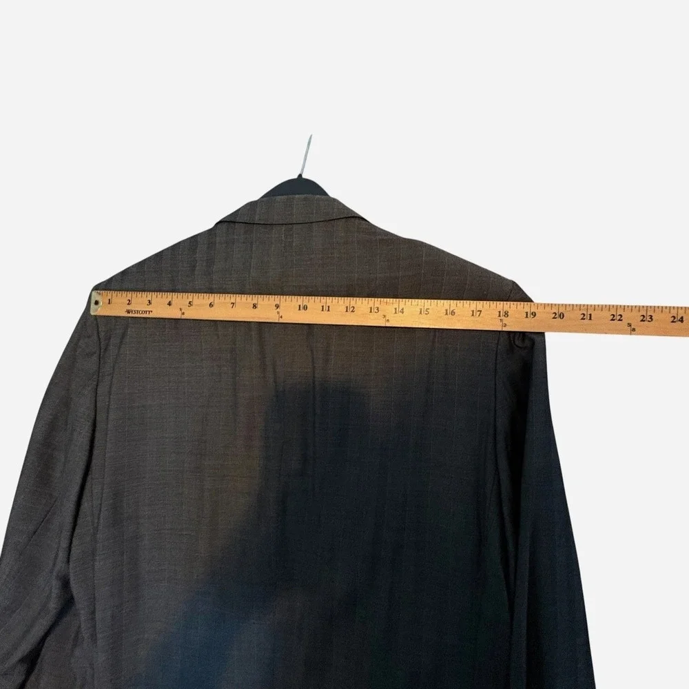 Austin Reed‎ Blazer Men Grey Glen Plaid Two Button Sport Coat England Unsized